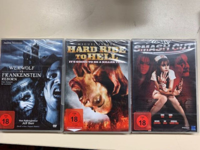 Werwolf vs Frankenstein - Smash Cut + Hard Ride - 3 DVD - FSK 18 - Neu