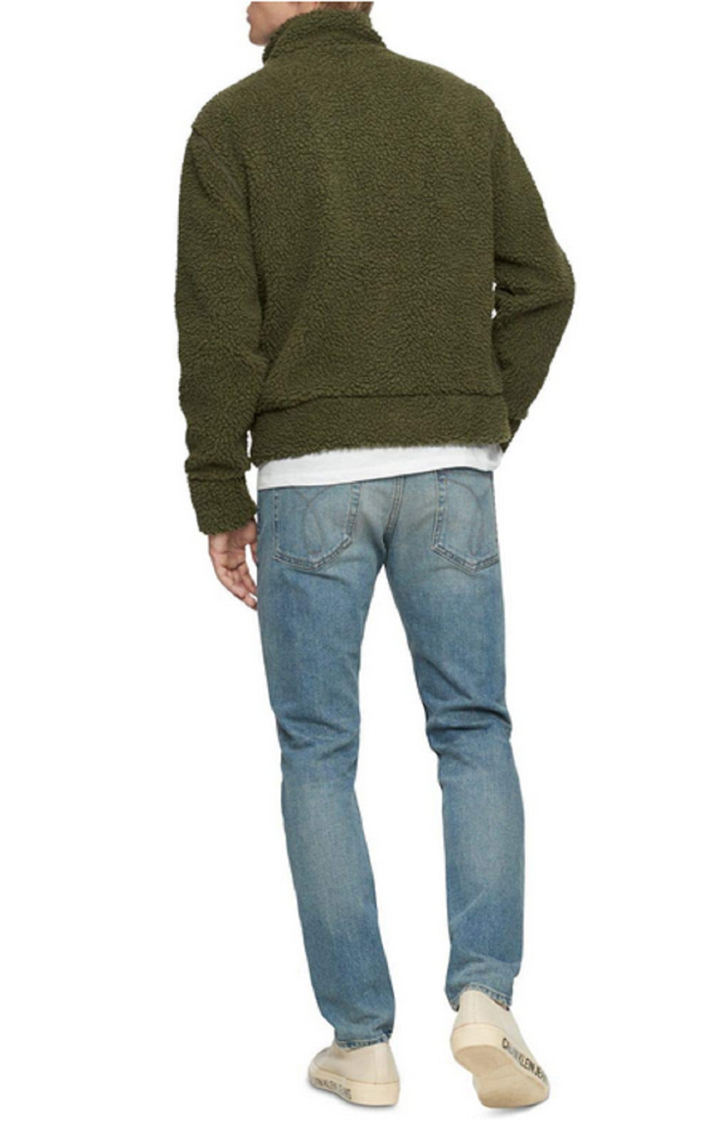 $118 Calvin Klein Jeans Men's Distressed Slim Fit Jeans, Ringo Blue, Size 30X32
