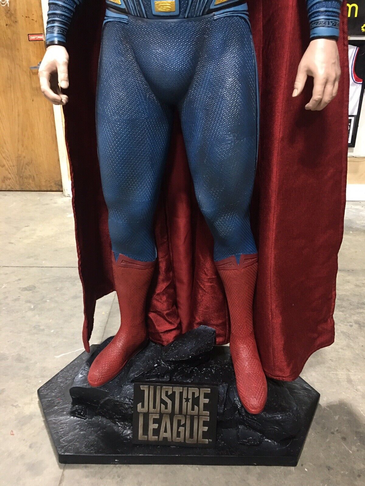 Life Size Justice League Superman Statue 1:1 Henry Cavill Full Size Prop