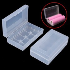 Portable Hard Plastic Battery Case Holder Storage Box for 20700 21700 Batteries