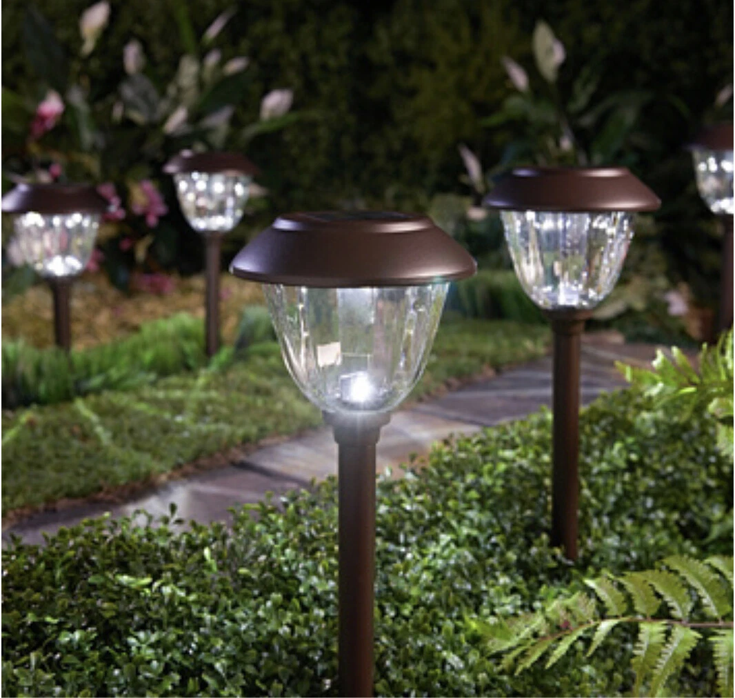 Energizer new stainless steel solar led path lights set deals