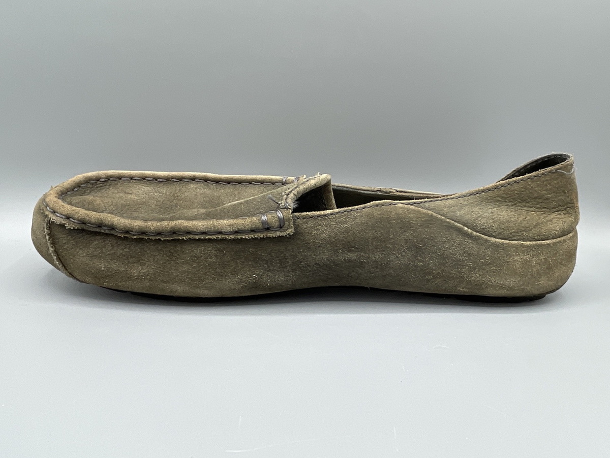 Ugg Australia Brown Hunley Suede Leather Loafers Driving 