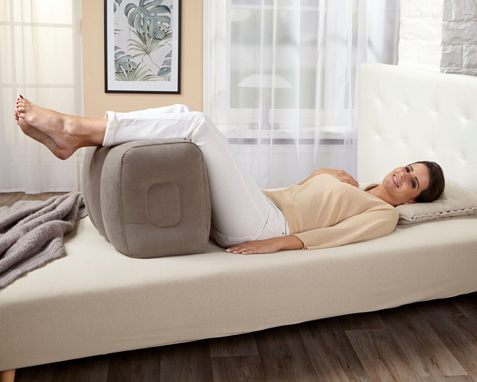 Bandscheibenwürfel Stufenbett Stufenlagerung Würfel Beinablage aufblasbar Venen