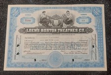 Loews Boston Theatres Co. 1922 Goldwyn Mayer New York w tym 2 znaczki podróżne