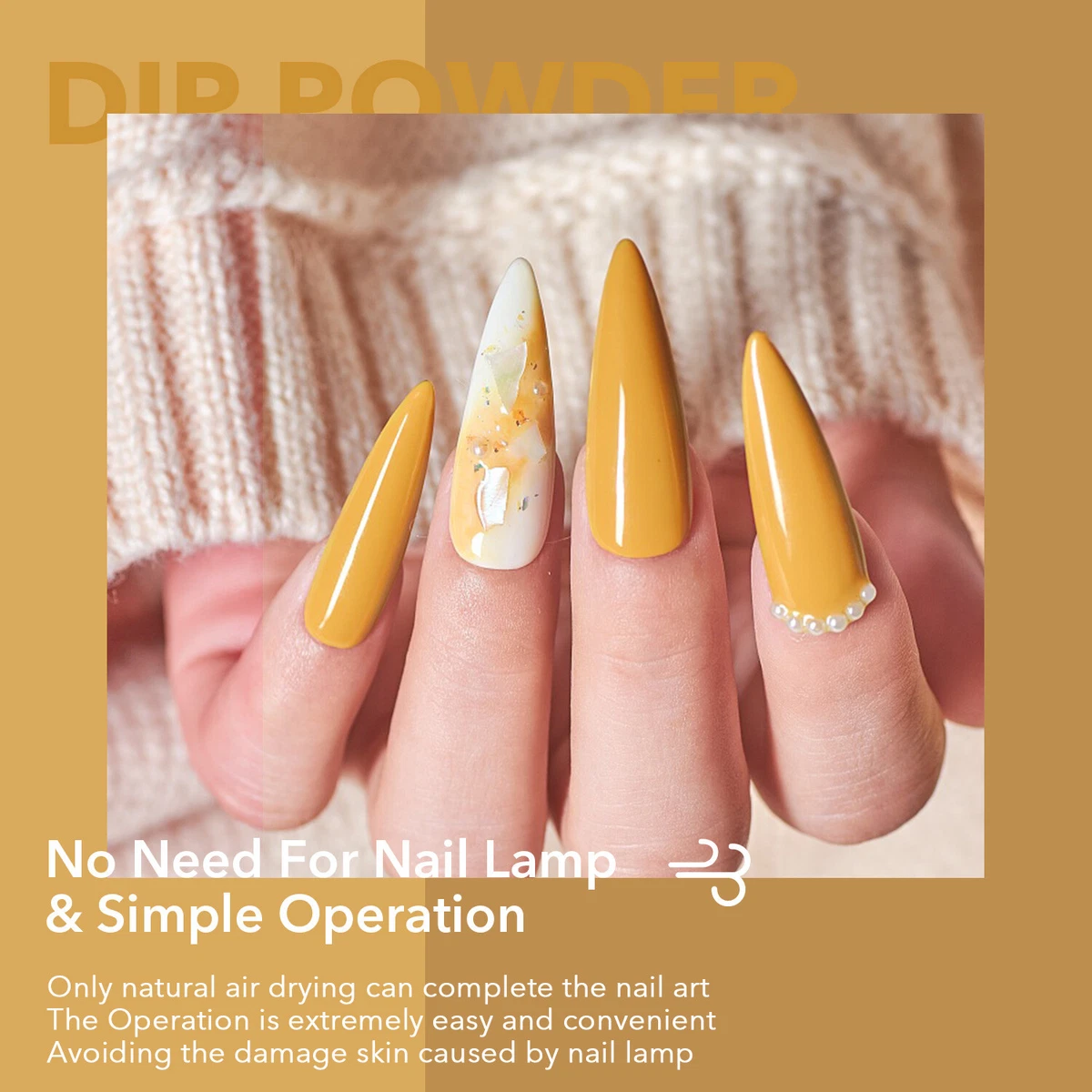 yellow nails easy