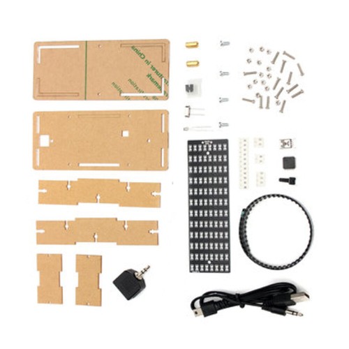 Kit analyseur de spectre musique affichage LED bleu à faire soi-même compteur de niveau audio - Photo 9/9