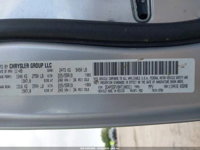 Used Engine Cooling Fan Motor fits: 2010 Dodge Journey Fan Assembly 2.4L 3 zone - Image 3 of 4