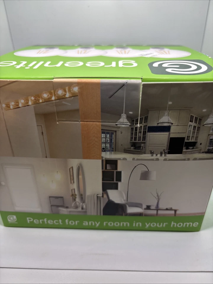 4 Pack LED  Deco G25 Light Bulb 40W=4.5W 2700K DIMMABLE E26 Clear Glass - Image 3 of 4