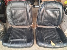 1964 Chrysler 300 Front Bucket Seats Leftright Pair Black Original Factory Oem