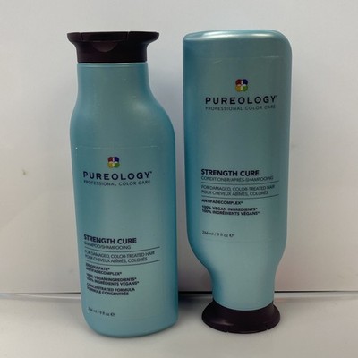 Pureology Strength Cure Shampoo & Conditioner 9Fl Oz Open Box (2 Piece Set) ￼