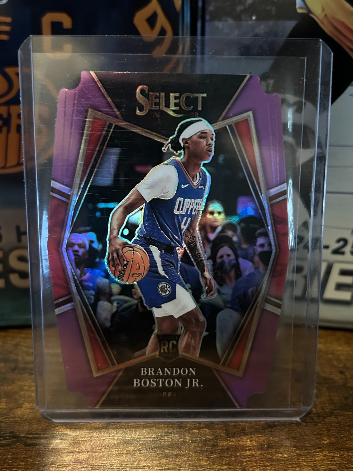 2021-22 PANINI SELECT BASKETBALL BRANDON BOSTON JR. (RC) /99 PURPLE PRIZM #194