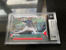 Bryce Miller - 2023 MLB TOPPS NOW Card 343 - Red Parallel 9/10 RC BGS 9 POP 1