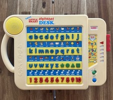 VTG VTECH Talking Little Smart Alphabet Desk 1990's Working Tested Collectible