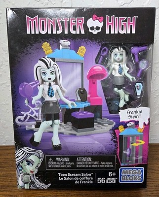 Monster High Mega Bloks Blocks Frankie Stein Teen Scream Salon 56pc. 2015 New