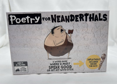 Poetry For Neanderthals Word Game by Exploding Kittens (Sealed, 2020) age 7 & up