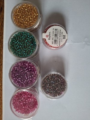 Rayher Rocallies,transparent, versch. Farben, 2,6 mm je Ds. 1,50