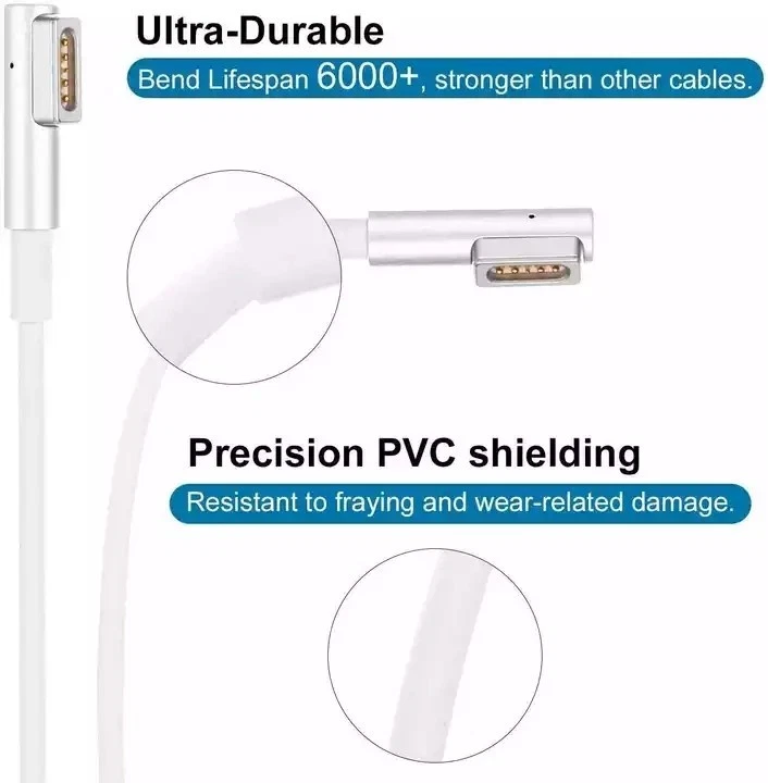 Laptop AC Charger Adapter Power Supply for MacBook Pro 60W 16.5V 3.65A A1344 US - Image 3 of 4