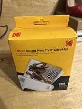 NEW Kodak Instant Print 3"x3" Cartridge 3 Pack For Kodak Mini Shot 3