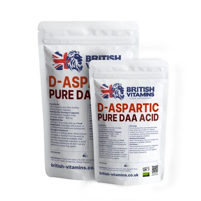 BRITISH VITAMINS D Aspartic Acid DAA