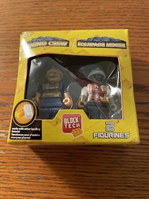Block Tech Figures men 2 box Lot Miners New SH28