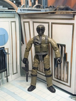 Peacekeepers Power Team Elite Green Jet Pilot Actionfigur