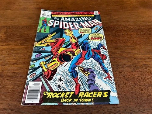 Amazing Spider-Man Vol. 1 #182: The Rocket Racer's Back In Town! Marvel, 1978 VG