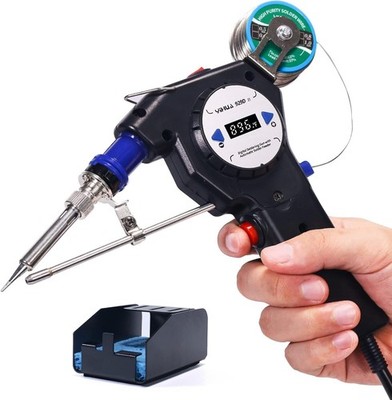 929D-II Soldering Gun Kit Motorized Industrial Automatic Solder Feeding with Dig
