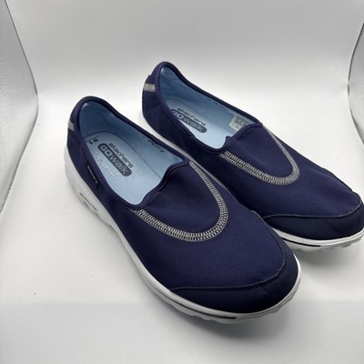 Sketchers Go Walk 6 Resalyte bequeme Walking-Sneaker marineblau Freizeit Damen UK 6