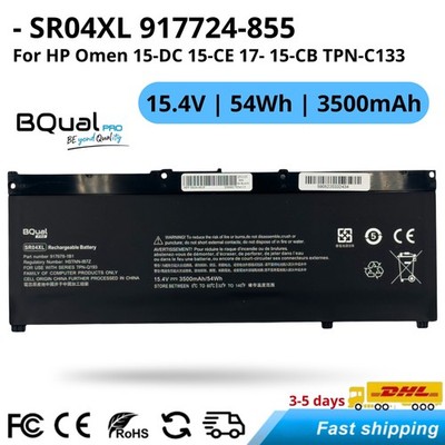 BQual SR04XL 917724-855 Laptop Battery for HP Omen 15-CE 15-CE004NW 15-CE008NW