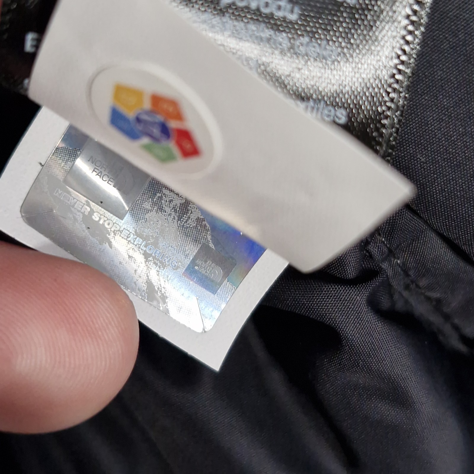 The North Face Nuptse Puffer Coat Womens XL Black Turquoise 700 1996 Retro New thumbnail 15