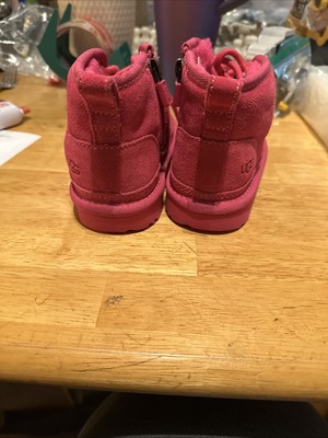Girls  UGG Neumel II Boot Suede Upper Rock Rose Authentic Size 9
