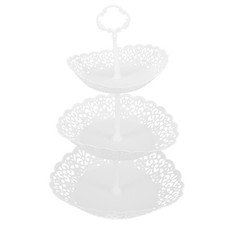  Multi-layer Cake Stand Three Tiers Party Serving Platter Dessert Display