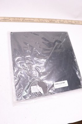 (2-Pk) Mega Format Expanded Rigid Sheets PVC Plastic Black 12'' x 12''