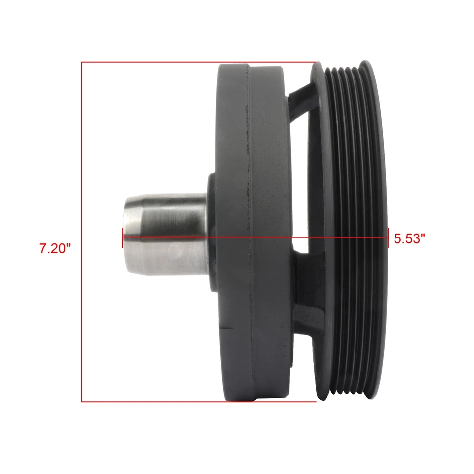 Harmonic Balancer For Dodge Dakota Durango Jeep Liberty Commander Ram 1500 - Image 2 of 4