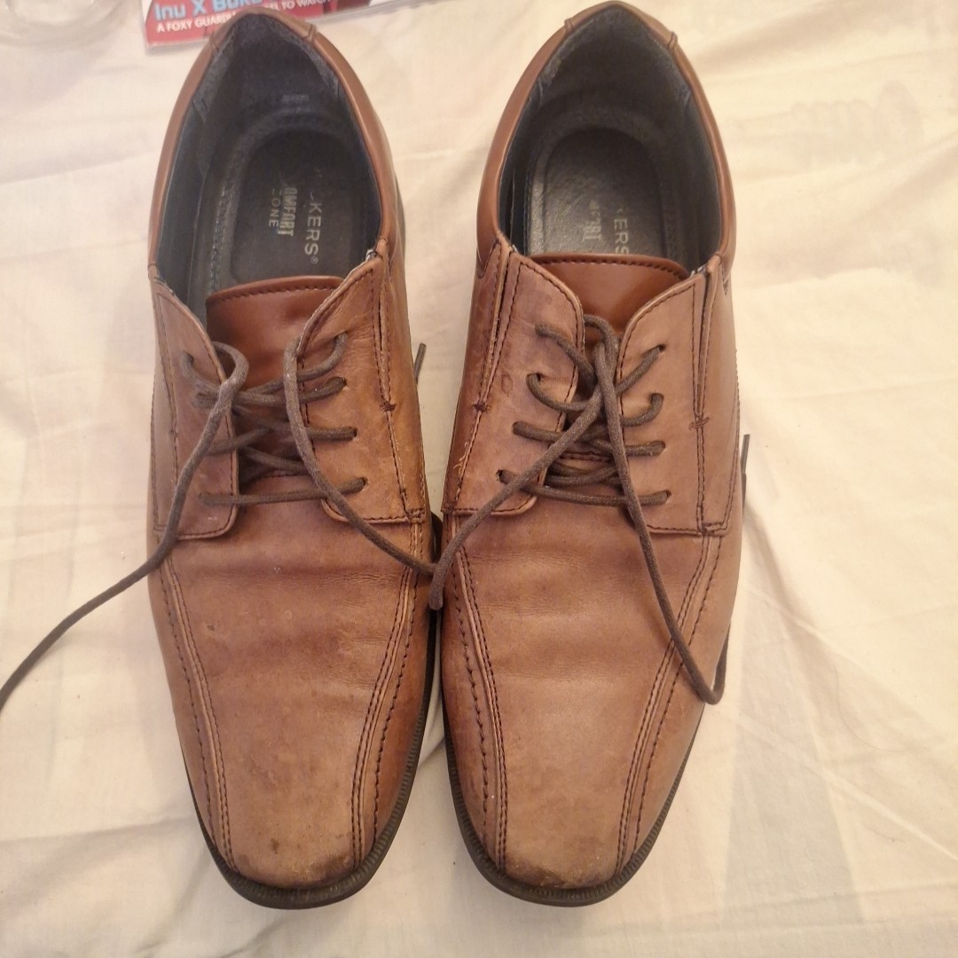 SAOLA Scarpa Oxford Dockers uomo vera pelle elegante stringata comoda taglia 11m 90 25493