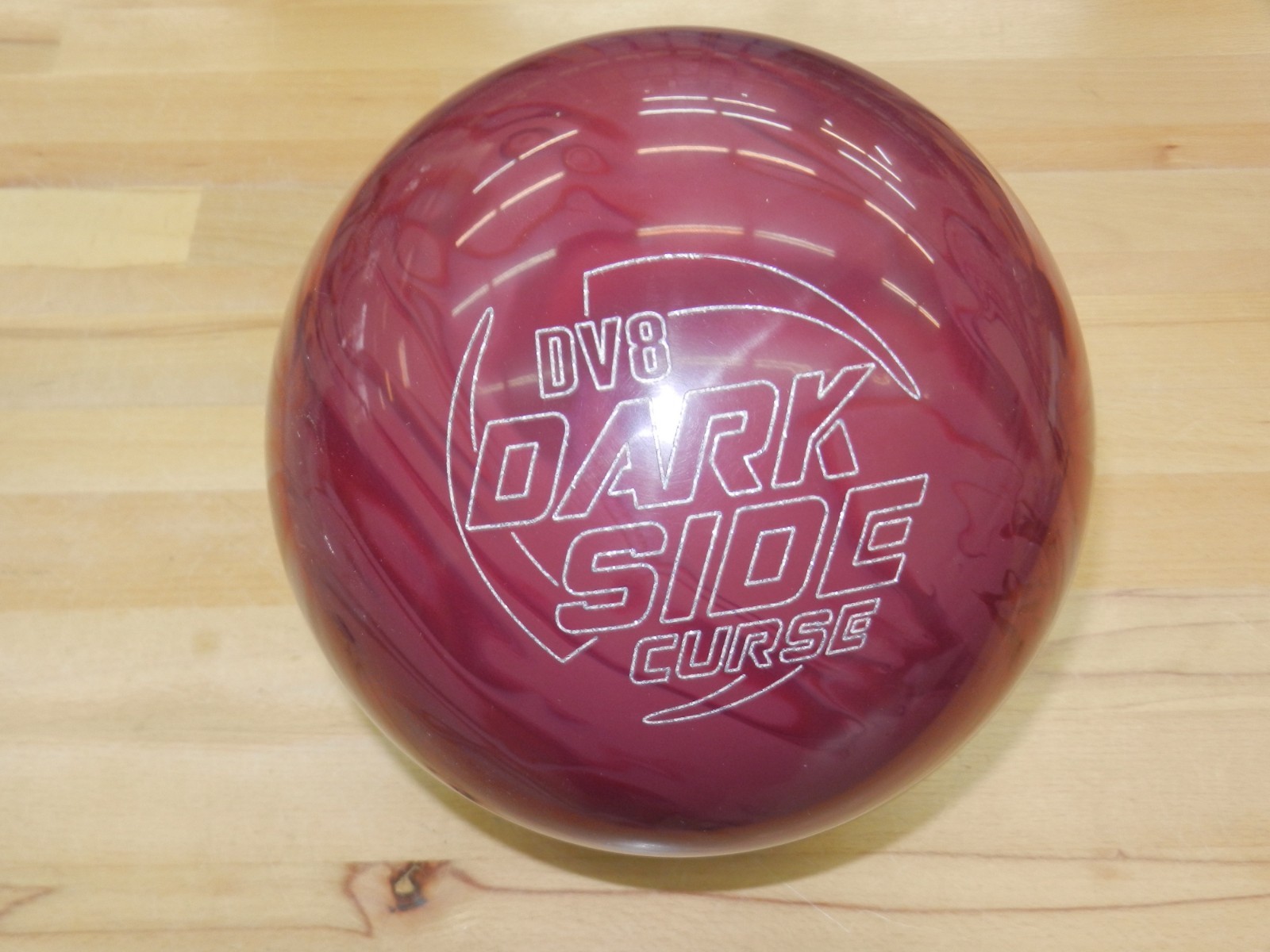 NIB 15# DV8 Dark Side Curse Bowling Ball 15.3/3-4" Pin/3.30o