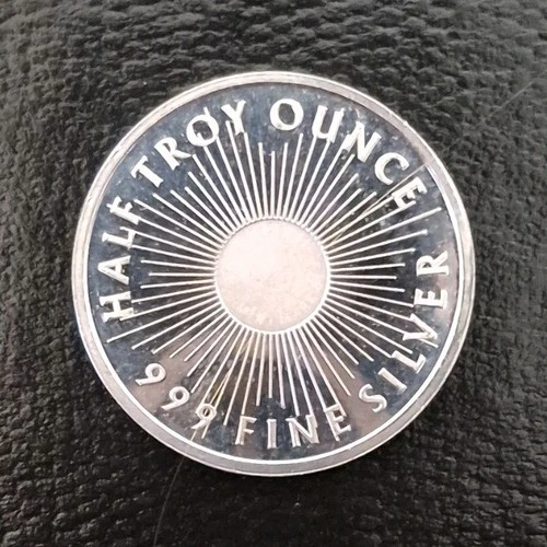 Sunshine Minting 1/2 oz .999 Fine Silver Round Half Troy Ounce Silver .999
