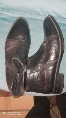 Men Carlo Pazolini Boots Black Leather 42 - Bild 1 von 4