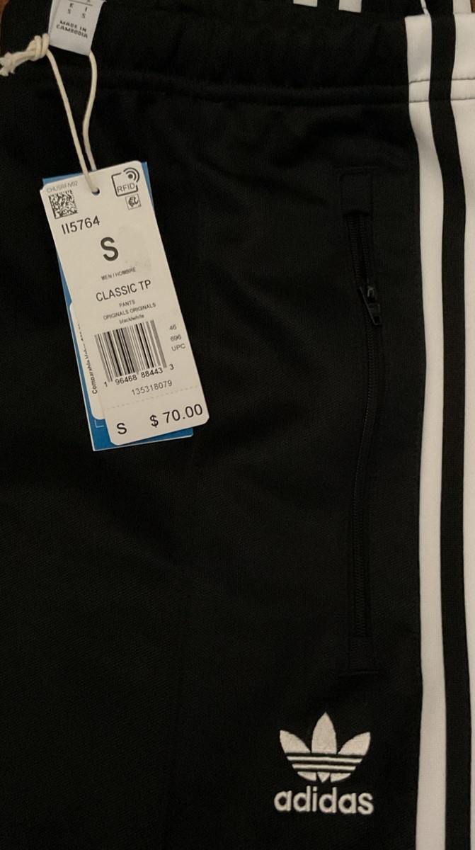 Adidas Originals Classic Black Men's Beckenbauer Track Pants