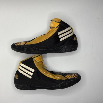 RARE Adidas 2011 Adizero Sydney's Size 6.5 Black Yellow Zipper Wrestling  Shoes | eBay