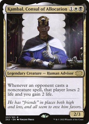 Kambal, Consul of Allocation [Double Masters 2022] NM - Magic