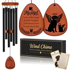 Pet Memorial Wind Chimes, Dog Memorial Gifts for Loss of Dog, Sympathy Bereav...
