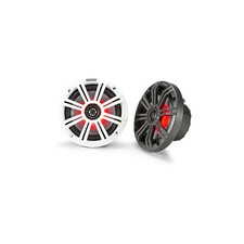 Kicker KM65 6.5" Marine Speakers 3 4" Tweeters LED Charcoal and White Grilles