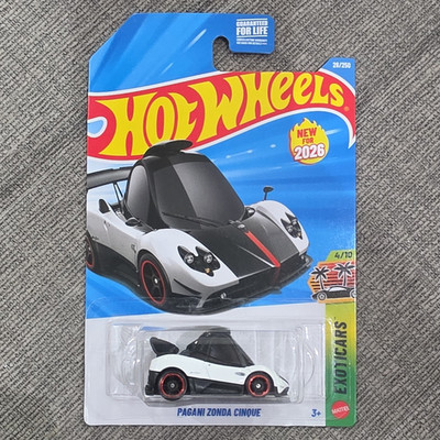 Hot Wheels Pagani Zonda Cinque 1:64 Diecast Exoticcars 4/10 Unopened Box
