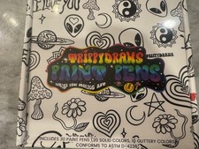 Acrylic Paint Markers 30 Pcs Premium Paint Pens Non-Toxic Quick Dry with Case