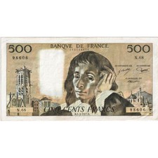 [#1294317] France, 500 Francs, Pascal, 1977-02-03, N.68, EF