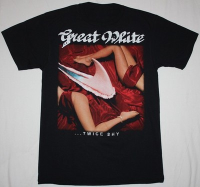 Vintage Great White Twice Shy'89 T-shirt Short All Size S to 5XL NZL526
