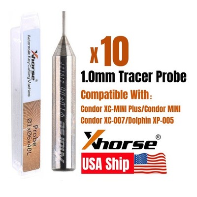 10x Xhorse 1.0mm Tracer Probe for Mini Condor/ XC-mini Condor Plus/Dolphin XP005