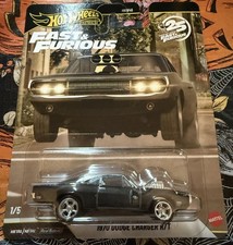2026 HOT WHEELS PREMIUM FAST & FURIOUS 25YR 1/5 1970 DODGE CHARGER RT CHASE