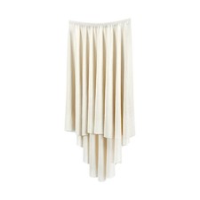 Women Ballet Skirt Irregular Mesh Dance Wrap Skirt Pull on Elastic Waist Skirt